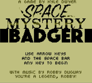 play Space Badger Mystery Space Mystery Badger