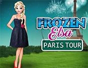 play Frozen Elsa Paris Tour Dress Up