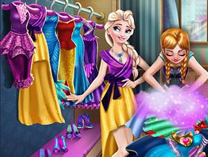 play Ice Kingdom Wardrobe Cleaning