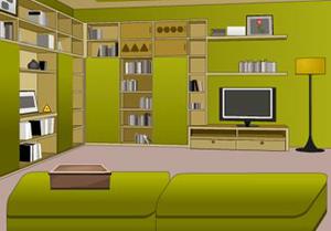 play Greenish House Escape