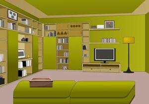 play Greenish House Escape