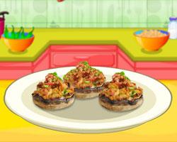 play Safron Stuffed Mushrooms