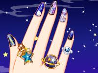 play Galaxy Nail Art Designs