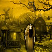 play Haunted Halloween Village Escape