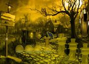 play Haunted Halloween Village Escape