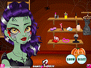 play Halloween Creepy Makeover Game