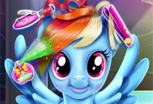 play Rainbow Pony Real Haircuts