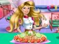 Princess Cooking Chicken Pasta