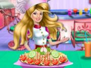 play Princess Cooking Chicken Pasta