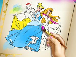 play Princesses Coloring Book