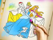 play Princesses Coloring Book