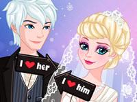 play Elsa Wedding Photo Booth