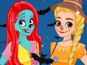play Rapunzel And Ariel Halloween Contest