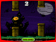 play Flappy Halloween Pumpkin Game