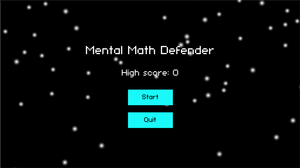 play Mental Math Defender