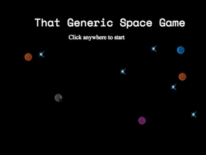 play That Generic Space Game
