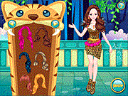 play Cavewoman Princess Dressup Game