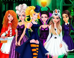 play Princesses Trick Or Treat