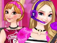 play Elsa And Anna'S Music Band