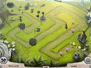 play Kiz Flower Defense Game