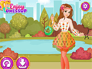 play Princess Fall Floral Fashion Game