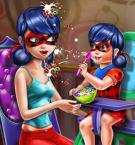 Ladybug Mommy Toddler Feed