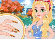 play Rapunzel Matching Nails And Dress