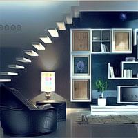 play Modern Blue House Escape