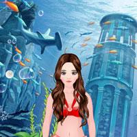 play Deep Under Sea Diamond Necklace Escape