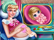 play Cinderella Pregnant Check-Up