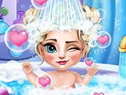 play Ice Queen Baby Bath