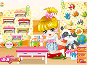 play Children Drawing In Nursery Game