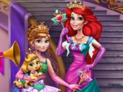 play Anna And Ariel Dressup