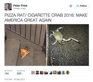 Pizza Rat Goes On A Date With Cigarette Crab