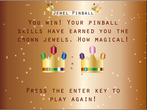 play Jewel Pinball (Assignment 3 Edition)
