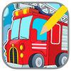 Kids Fire Truck Coloring Page Game Free Edition