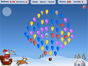 play Santa'S Balloon Burster Game