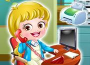 Baby Hazel Receptionist Dressup