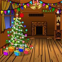 play Winter Wooden House Escape