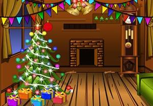 play Winter Wooden House Escape