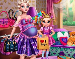 play Mommy Elsa: Baby Shopping