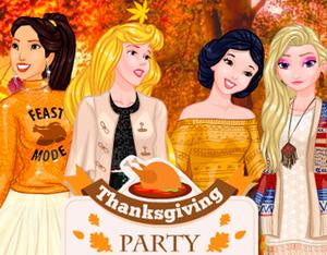 Thanksgiving Party For Princesses