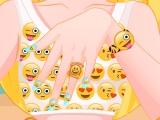 Barbie Emoji Nails Designer