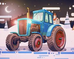 play Christmas Tractor Racing
