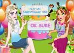 play Anna And Elsa Chit Chat