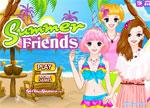 play Dress Up Games :: Summer Friends