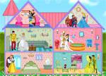 play Princess Wedding Dollhouse