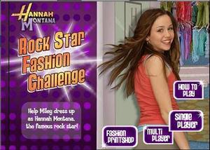 Hannah Montana Rock Star Fashion Challenge