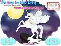 play Ponies In The City