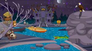 play Boy Rescue From Halloween Land Escape